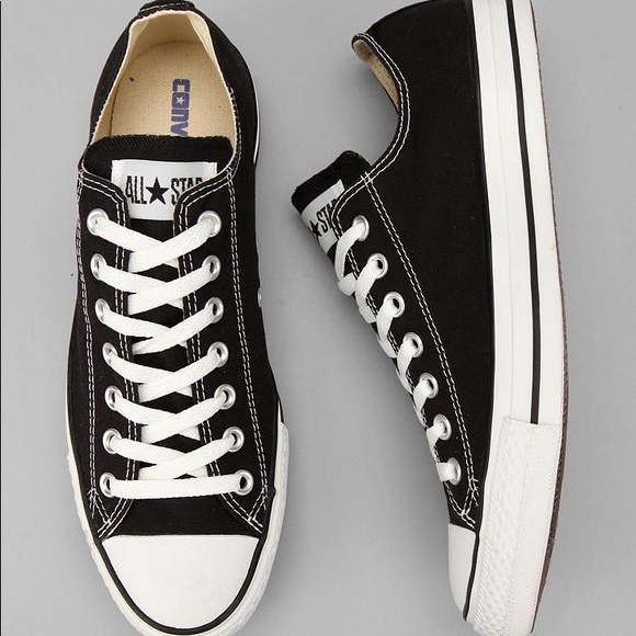 Converse Shoes - BNWOT Black Converse Low Tops